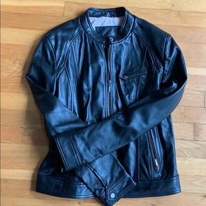 Whetblu women’s leather moto motorcycle jacket